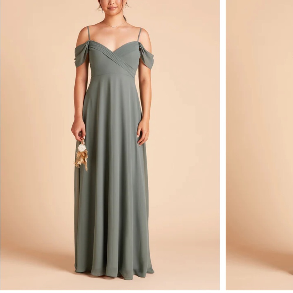Spence Convertible Chiffon Sea Glass bridesmaid dress